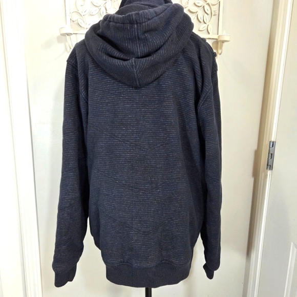 Hurley Men's Black Hooded Jacket Size L - Picture 2 of 8